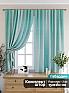 Комплект штор &laquo;Арентис (бирюзовый)&raquo | фото