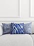 Декоративная подушка «939209» белый, синий/голубой | фото 2