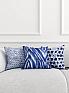 Декоративная подушка «939210» белый, синий/голубой | фото 2