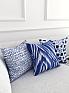 Декоративная подушка «939210» белый, синий/голубой | фото 3
