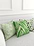Декоративная подушка «939211» белый, зеленый | фото 3