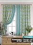 Комплект штор &laquo;Милантрис (бирюза)&raquo | фото