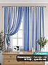 Комплект штор «Берлион (синий)» | фото