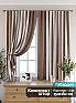 Комплект штор «Берлион (темно-коричневый)» | фото