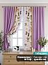 Комплект штор &laquo;Тара (фиолетовый)&raquo | фото