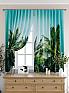 Комплект штор «Палмион (бирюза)» | фото 6