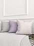 Декоративная подушка «939234» бежевый, фиолетовый/сирень | фото