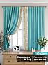 Комплект штор «Брунорс (бирюза)» | фото