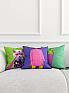 Декоративная подушка «939296» зеленый, розовый | фото 2