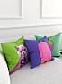 Декоративная подушка «939296» зеленый, розовый | фото 3