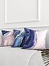 Декоративная подушка «939321» синий/голубой, розовый | фото
