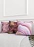 Декоративная подушка «939323» розовый, малиновый | фото