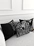 Декоративная подушка «939352» серый/черный, светло-серый | фото