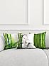 Декоративная подушка «939354» зеленый, белый | фото 2