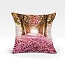 Декоративная подушка «966960» розовый, малиновый | фото