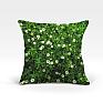 Декоративная подушка «966981» зеленый, белый | фото