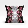 Декоративная подушка «967710» серый/черный, розовый | фото