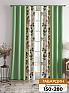 Комплект штор &laquo;Лиорзис (зеленый)&raquo | фото