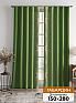 Комплект штор &laquo;Милинс (зеленый)&raquo | фото