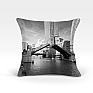 Декоративная подушка «967750» серый/черный, светло-серый | фото