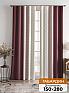 Комплект штор &laquo;Бакстер (сливочно-малиновый)&raquo | фото
