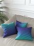 Декоративная подушка «939014» синий/голубой, фиолетовый/сирень | фото