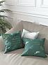 Декоративная подушка «939019» зеленый, лайм | фото
