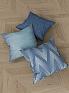 Декоративная подушка «939061» синий/голубой, индиго | фото 2