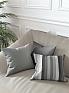 Декоративная подушка «939071» серый/черный, светло-серый | фото