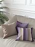 Декоративная подушка «939073» бежевый, фиолетовый/сирень | фото