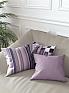 Декоративная подушка «939106» фиолетовый/сирень, коричневый | фото