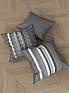 Декоративная подушка «939118» серый/черный, светло-серый | фото 2