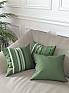 Декоративная подушка «939121» зеленый, персиковый | фото