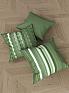 Декоративная подушка «939121» зеленый, персиковый | фото 2