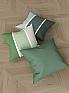 Декоративная подушка «939133» зеленый, персиковый | фото 2