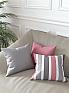 Декоративная подушка «939143» серый/черный, розовый | фото