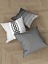 Декоративная подушка «939147» серый/черный, светло-серый | фото 2