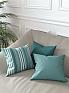 Декоративная подушка «939152» зеленый, бирюзовый | фото