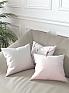 Декоративная подушка «939169» розовый, белый | фото