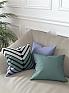 Декоративная подушка «939185» белый, зеленый | фото