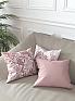 Декоративная подушка «939190» белый, розовый | фото