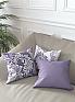 Декоративная подушка «939191» белый, фиолетовый/сирень | фото