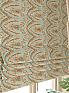 Римская штора «Лебренс (бирюза) - ширина 120 см» | фото 3