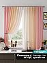 Комплект штор «Ромерни (персиково-розовый)» | фото