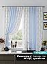 Комплект штор &laquo;Менкирс (голубой)&raquo | фото