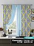 Комплект штор &laquo;Некленс (голубой)&raquo | фото