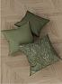 Декоративная подушка «9811551» зеленый, персиковый | фото 2