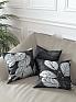 Декоративная подушка «9811601» серый/черный, светло-серый | фото