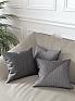 Декоративная подушка «9811861» серый/черный, светло-серый | фото