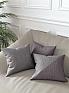 Декоративная подушка «9811891» серый/черный, фиолетовый/сирень | фото